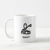 Engineer Bot Adapt コーヒーマグカップ (左)