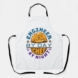 Engineer by Day Chef by Nightエンジニアリング エプロン