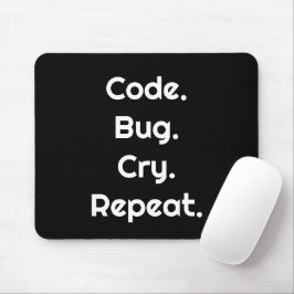 Engineer & Coder ~コードを書く。バグを作る。泣く。繰り返す~ マウスパッド