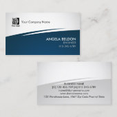 Engineer Computer Technical Professional Zig Zag 名刺 (正面/裏面)