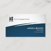 Engineer Computer Technical Professional Zig Zag 名刺 (正面)