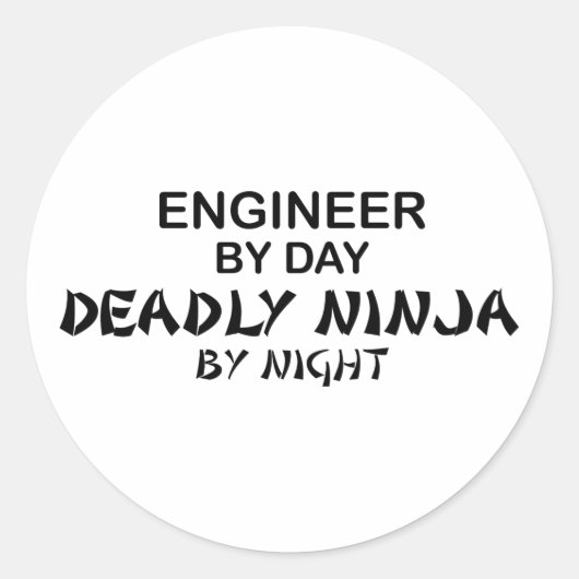 Engineer Deadal忍者（夜） ラウンドシール (正面)