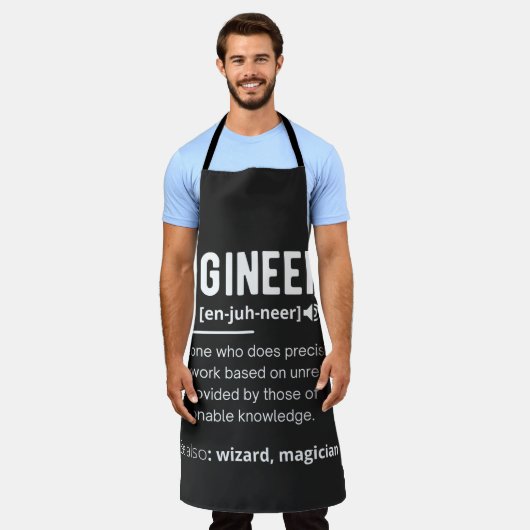 ENGINEER DEFINITION エプロン (着用した状態)