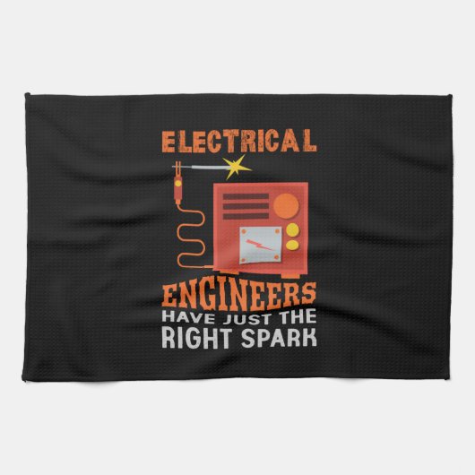 Engineer Electrical Engineers Have Just The Right キッチンタオル (横)