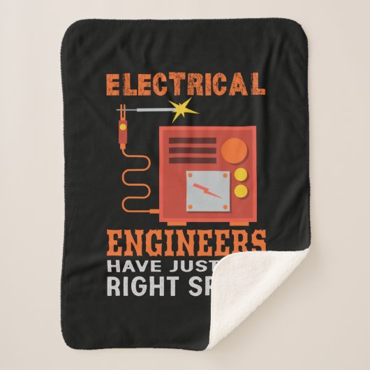 Engineer Electrical Engineers Have Just The Right シェルパブランケット (正面)