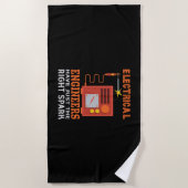 Engineer Electrical Engineers Have Just The Right ビーチタオル (正面)