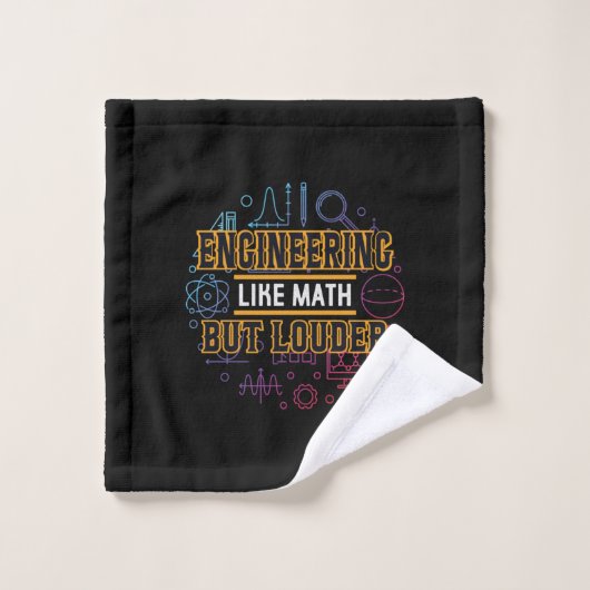 Engineer Engineering Like Math ウォッシュタオル (ウォッシュタオル)