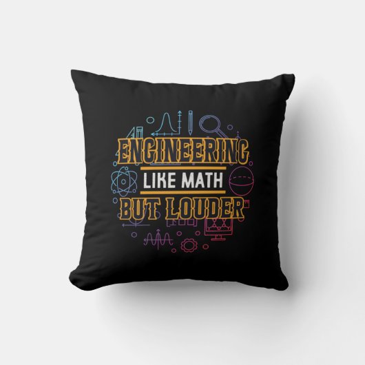 Engineer Engineering Like Math クッション (正面)