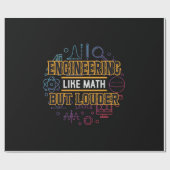 Engineer Engineering Like Math ラッピングペーパー (フラット)