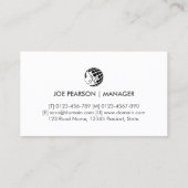 Engineer Engineering Technical 名刺 (裏面)