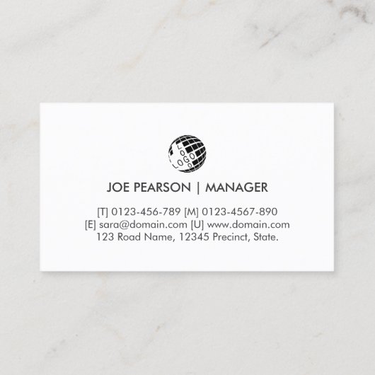 Engineer Engineering Technical 名刺 (裏面)