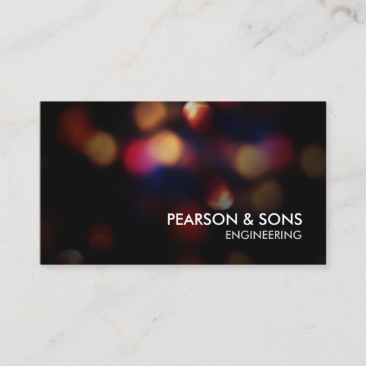 Engineer Engineering Technical 名刺 (正面)