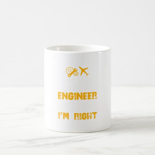 Engineer I Am A Aerospace Engineer モーフィングマグカップ (中央)