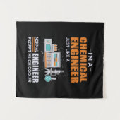 Engineer I Am A Chemical Engineer タペストリー (正面(横))