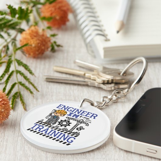 Engineer in Training Boys STEM キーホルダー (正面右)