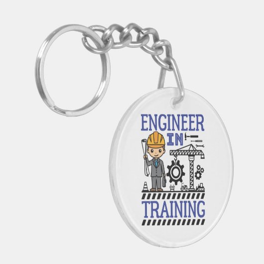 Engineer in Training Boys STEM キーホルダー (正面左)