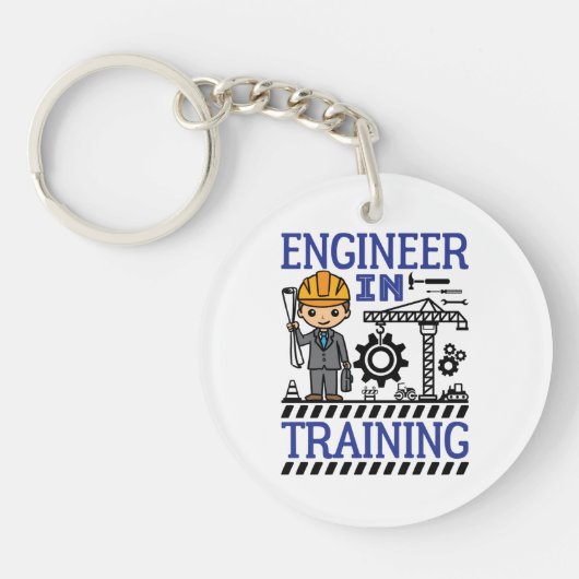 Engineer in Training Boys STEM キーホルダー (正面)