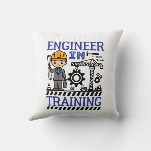 Engineer in Training Boys STEM クッション (裏面)