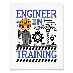 Engineer in Training Boys STEM フォトプリント