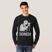 engineer joke text humour engineer tシャツ (正面フル)