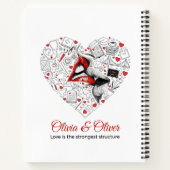 Engineer Love Strongest Structure Valentine ノートブック (裏面)