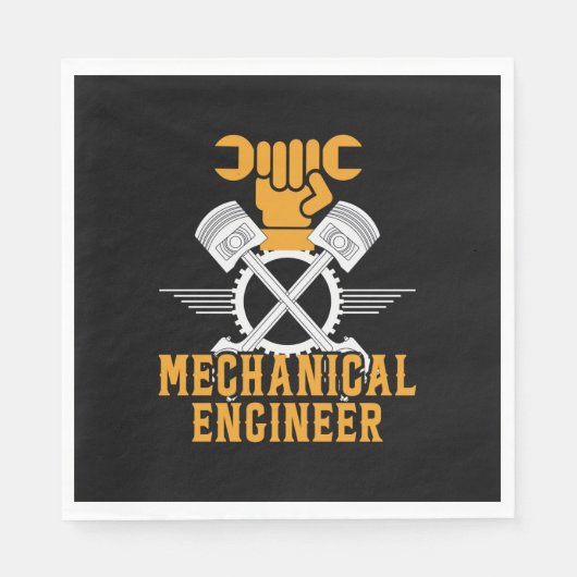 Engineer Mechanical Engineer スタンダードランチョンナプキン (正面)