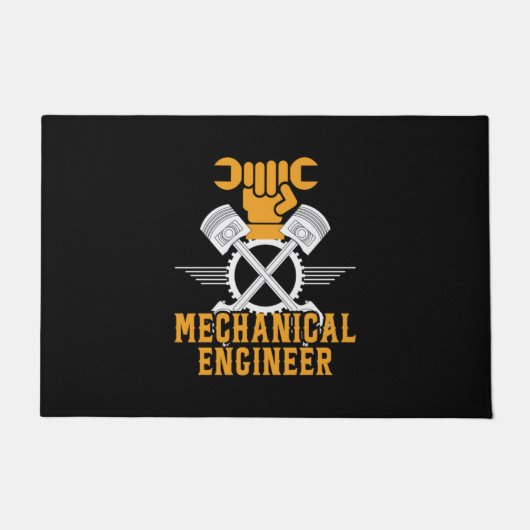 Engineer Mechanical Engineer ドアマット (正面)