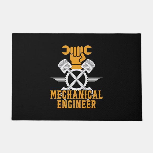 Engineer Mechanical Engineer ドアマット (正面)