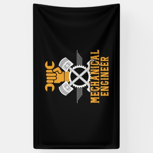 Engineer Mechanical Engineer 横断幕 (縦)