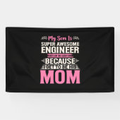 Engineer My Son Is A Super Awesome Engineer 横断幕 (横)