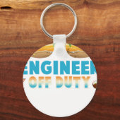 Engineer Off Duty Summer Vacation Last Day of Scho キーホルダー (正面)