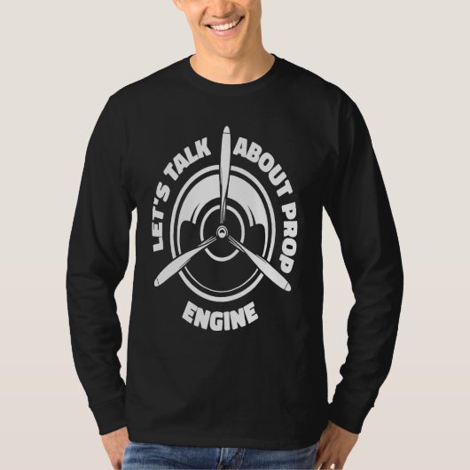 Engineer Propeller Technician  Aircraft Mechanic Tシャツ (正面)