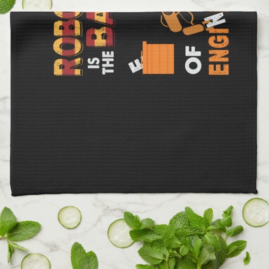 Engineer Robotics Of Engineering キッチンタオル (折り畳み)