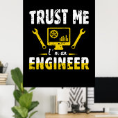Engineer Trust私はエンジニアである ポスター (ホームオフィス)