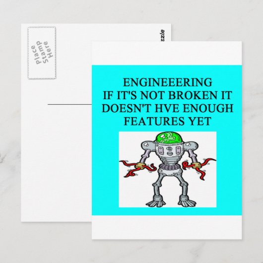 ENGINEERING ポストカード (正面/裏面)