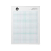 Engineering Graph Pad Calcpad with Company Logo ノートパッド (回転)
