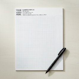Engineering Graph Pad Paper with Corporate Logo ノートパッド