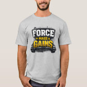 Engineering Greatness: 筋肉増量ジム Tシャツ (正面)