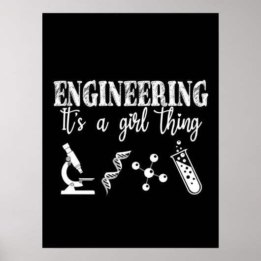 Engineering It's a Girl Thing ポスター (正面)