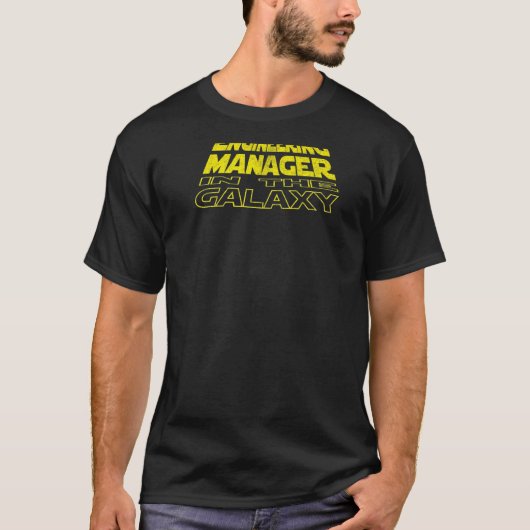 Engineering Manager  Space Backside Tシャツ (正面)