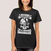 Engineering Skull  Civil Aerospace Mining Engineer Tシャツ (正面)
