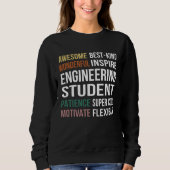 Engineering Student  Appreciation スウェットシャツ (正面)
