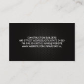 Engineers and Architects | Construction 名刺 (裏面)