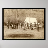 Engineers Corps and Two Deer SD 1889 ポスター (正面)