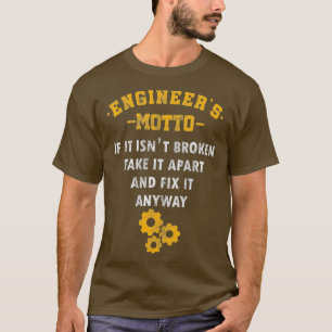 Engineers Motto Math Scienceエンジニアリングギフト Tシャツ