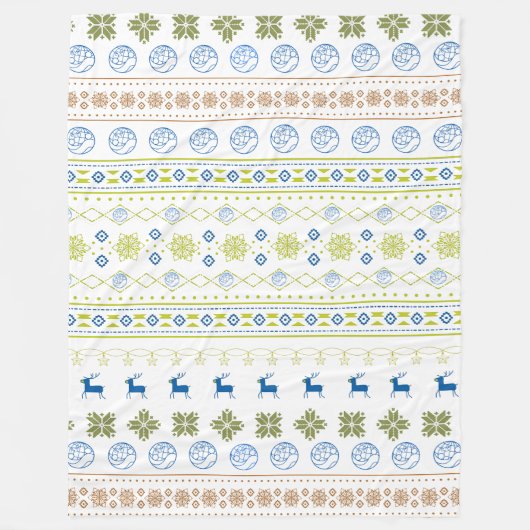 Engineers Without Borders USA Cozy Holiday Blanket フリースブランケット (正面)