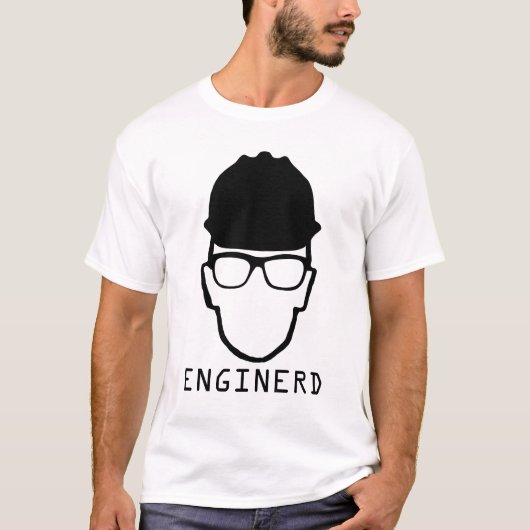 Enginerdのエンジニアリングのおたくのワイシャツ Tシャツ (正面)