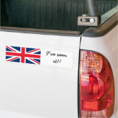 England bumber sticker バンパーステッカー (トラック上)