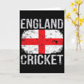 England Cricket  カード (黄色い花)