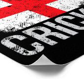 England Cricket  ポスター (角)